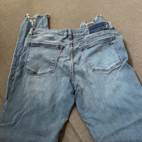 Dark Washed Ripped Jeans - Picture 2 of 3